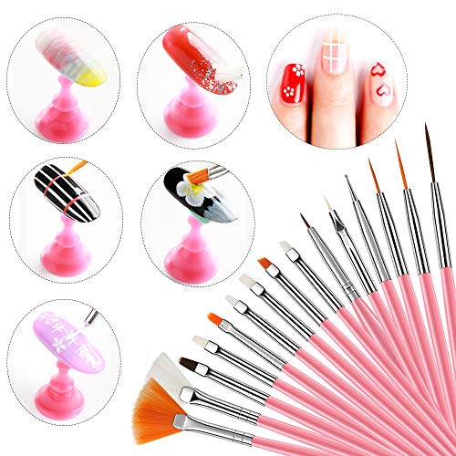 Kalolary 75 Pezzi Nail Art Design Set, Pennelli