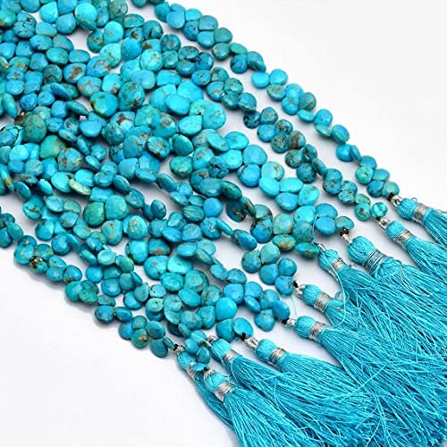 Perles Turquoise en Cœur LKBEADS 7-9mm pour Bijoux d'Exception - 2
