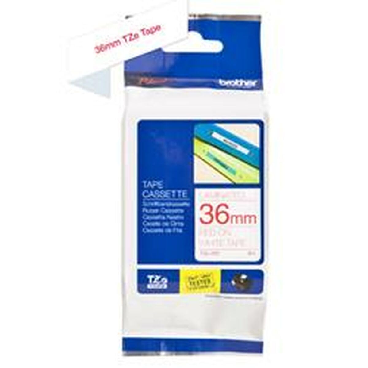 Brother TZE-​262 technologie d'impression thermique Rouge/​Blanc