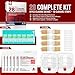 EVERLIT CARE Wound Closure Kit | 28 Pcs All-in-One First Aid with Suture-Free, Stitchless Zip Devices, Butterfly Bandages, for up to 6