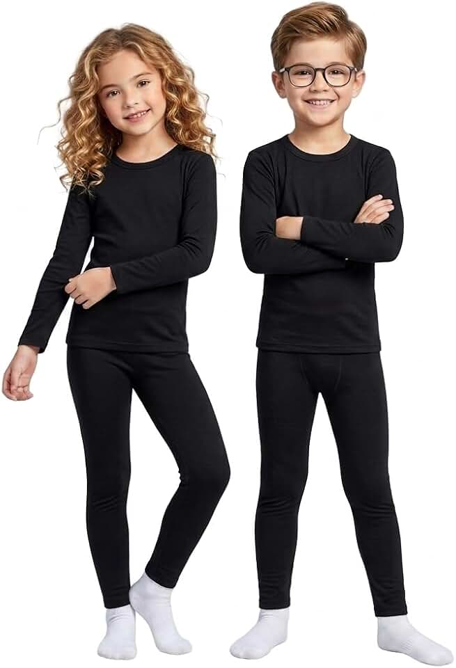 Conjunto Termico Infantil Calça e Blusa Frio Flanelada Segunda Pele