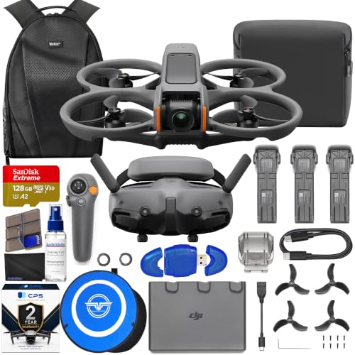 DJI Avata FPV Drone 3-Battery Combo + Accessories
