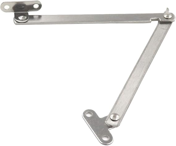 Folding Support Hinge Rotatable Furniture Lid Hinge Stay - Pack of 6pcs