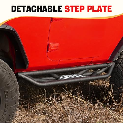 Estribos laterales compatibles Jeep Wrangler JK 2007-2018 miniatura 4