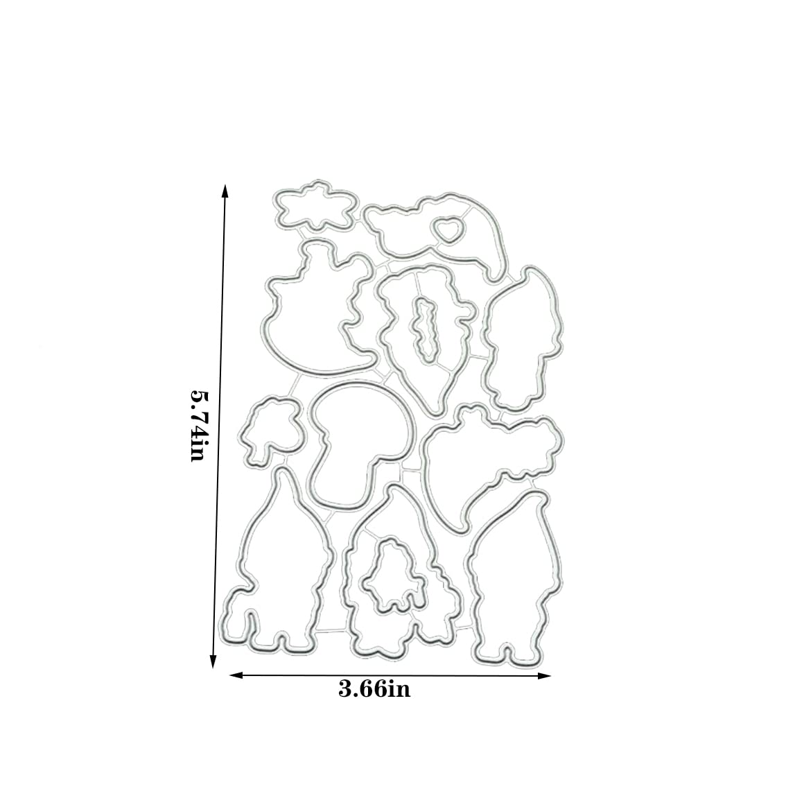 Weihnachtsmann Stempel & Stanzform Set - Silikon Stempel Für Karten & Basteln