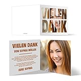 20 x Jugendweihe Dankeskarten Danksagungskarten Danksagung Jugendweihekarten - Fotoschrift