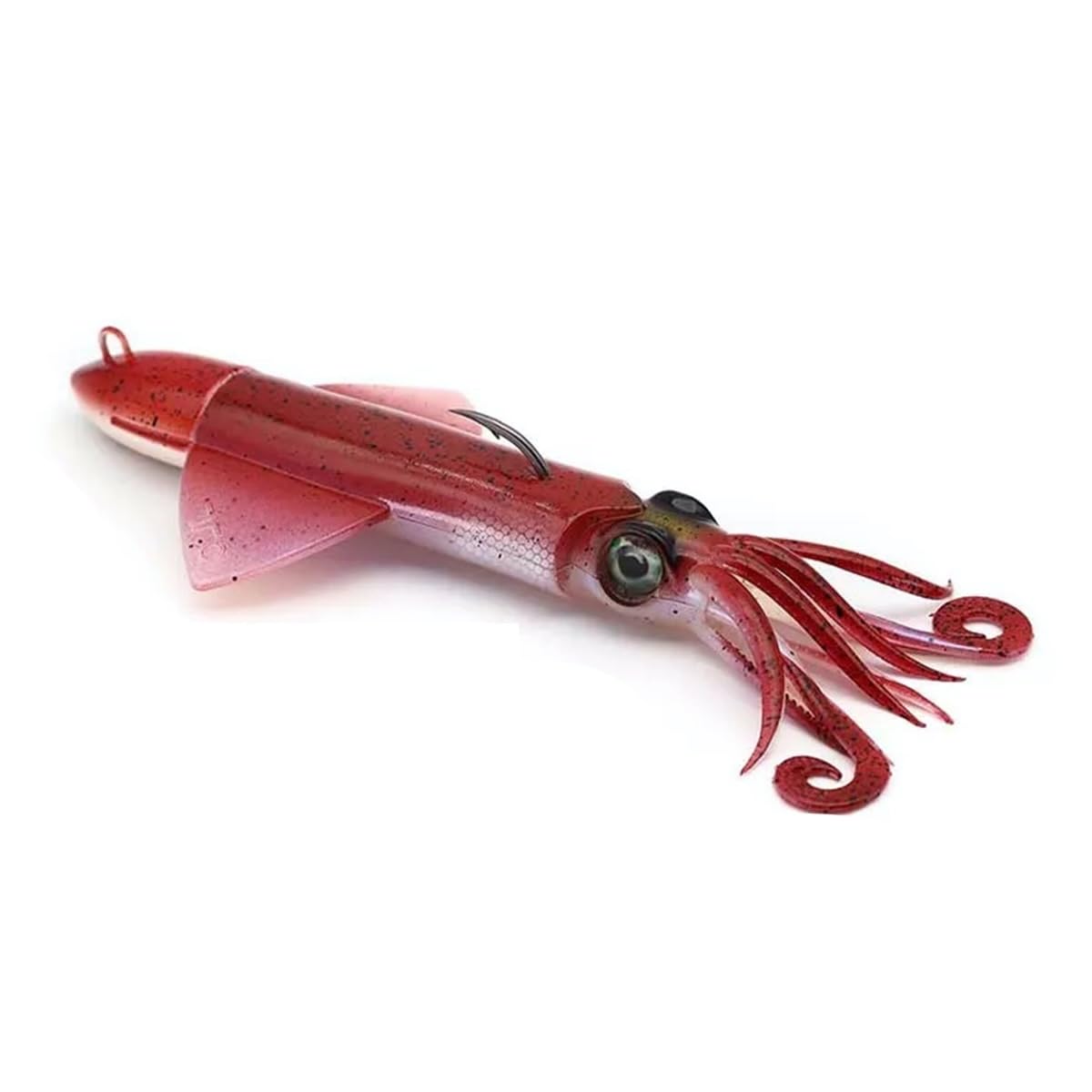 JLC Xipi Evo Silikon Kalamar 220 gr Kafa 170mm Vücut #1 Red Glow