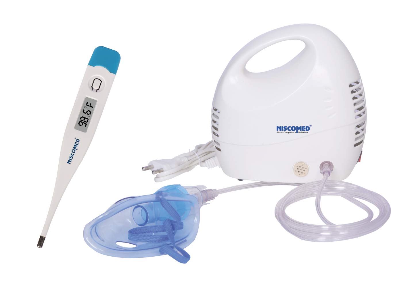 Niscomed Piston Compressor Handy Nebulizer With Flow Adjuster Nebulizer (White) (B09WJ2ZYBD) Amazon Price History, Amazon Price Tracker