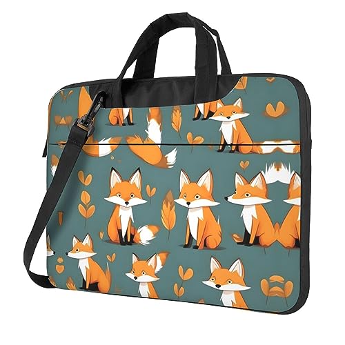 Sac pour ordinateur portable renard jaune HYTTER idéal pour le bureau et les études