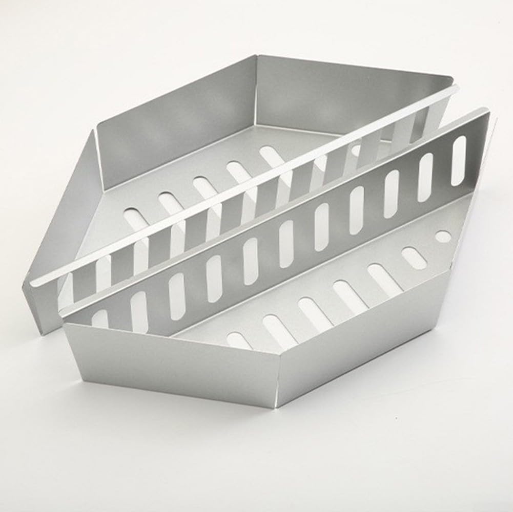 Cesta de carbón para barbacoa, cesta de carbón para herramientas de barbacoa, cesta de carbón con diseño de malla, accesorio para barbacoa al aire libre
