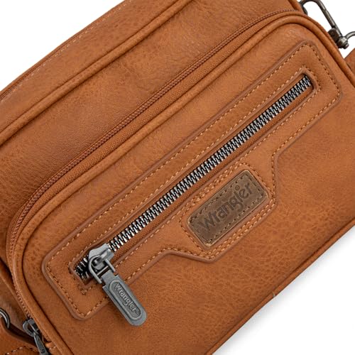 Image of Wrangler Crossbody Bag for Women Multi Pocket Crossover Bag Shoulder Pursea with Adjustable Strap