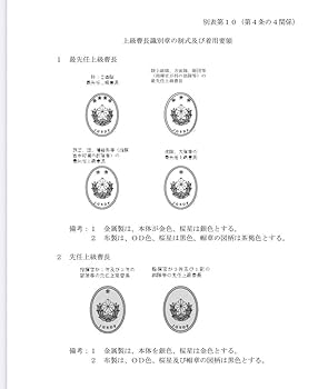 Amazon.co.jp: 陸上自衛隊 最先任上級曹長 識別章 防衛記念章