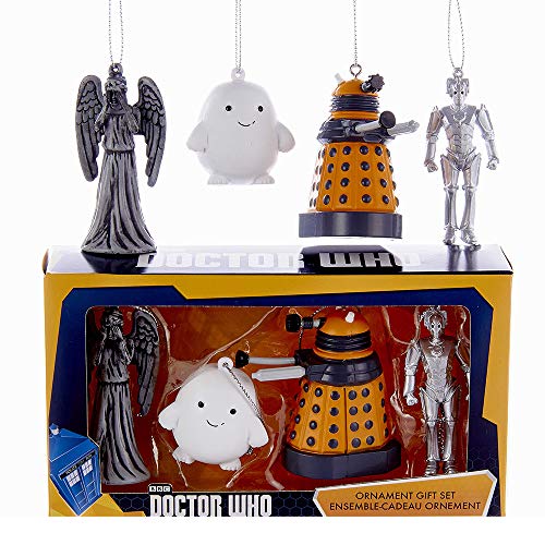 Kurt Adler Doctor Who Mini Ornament Gift Set of 4 Pieces