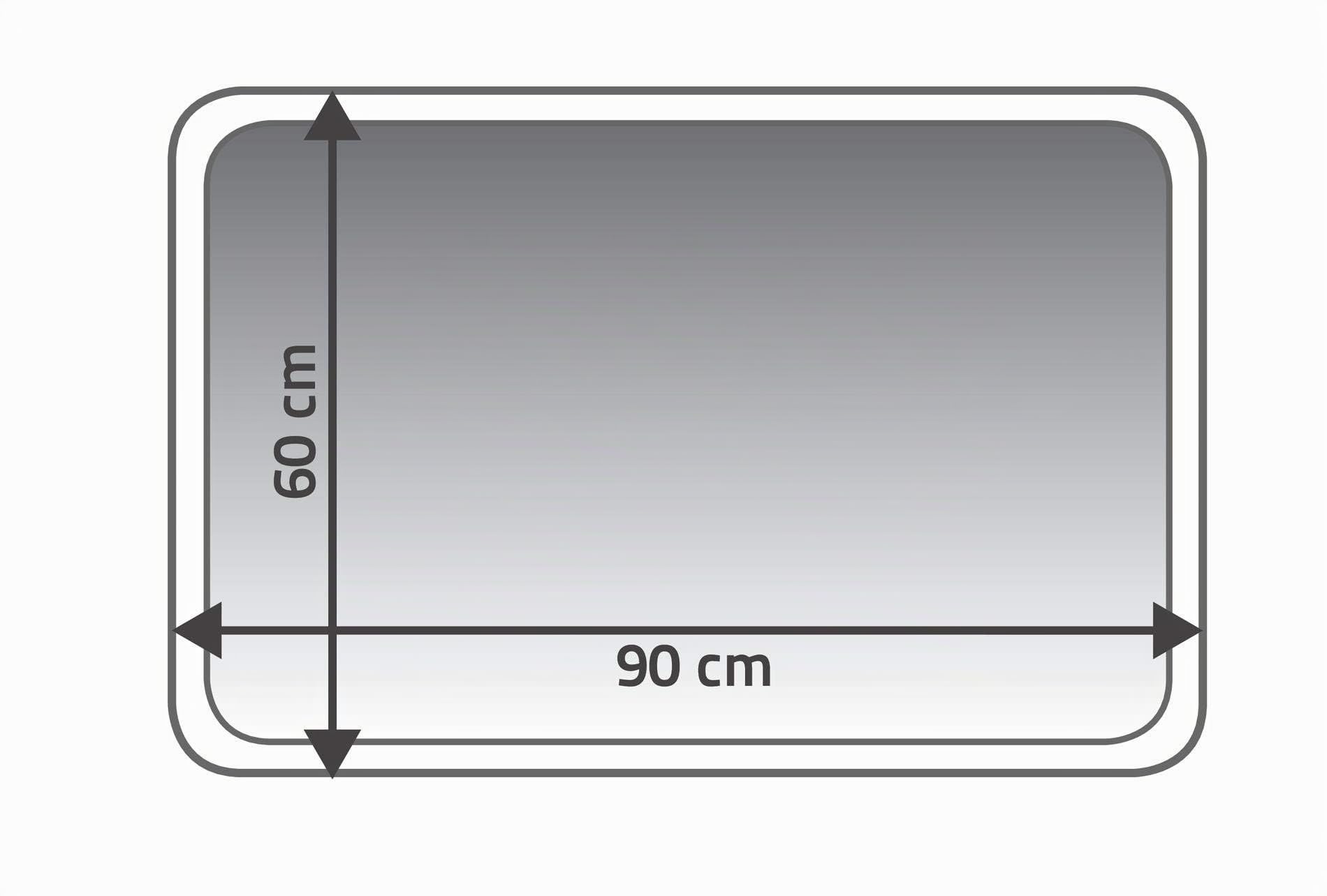 RIDDER Badezimmerteppich Star grau 60x90 cm