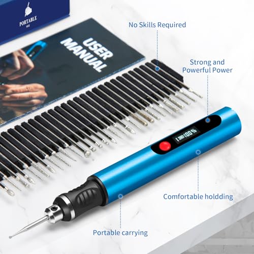 image for Kaibced Engraving Pen for All Materials, Ultimate Cordless Portable To