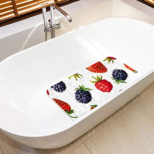 Alfombrilla de ducha Bennigiry pequeña de frutas dulces para evitar resbalones en bañeras 6