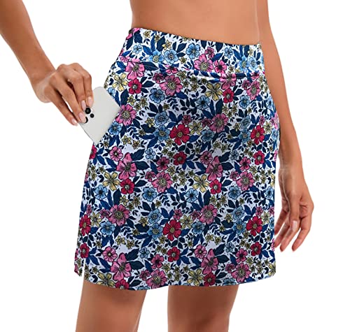 Image of Oyamiki Women's Active Athletic Skort Lightweight Tennis Skirt Perfect for Running Training Sports Golf