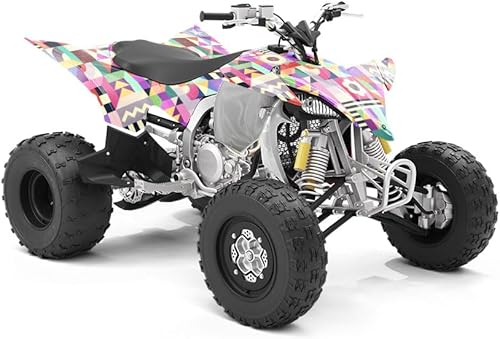 Miniatura 7 de Rwraps - Rollo de película de vinilo brillante con mosaico multicolor, 59 pulgadas x 1 pie con tarjeta de aplicación de vinilo para vehículo