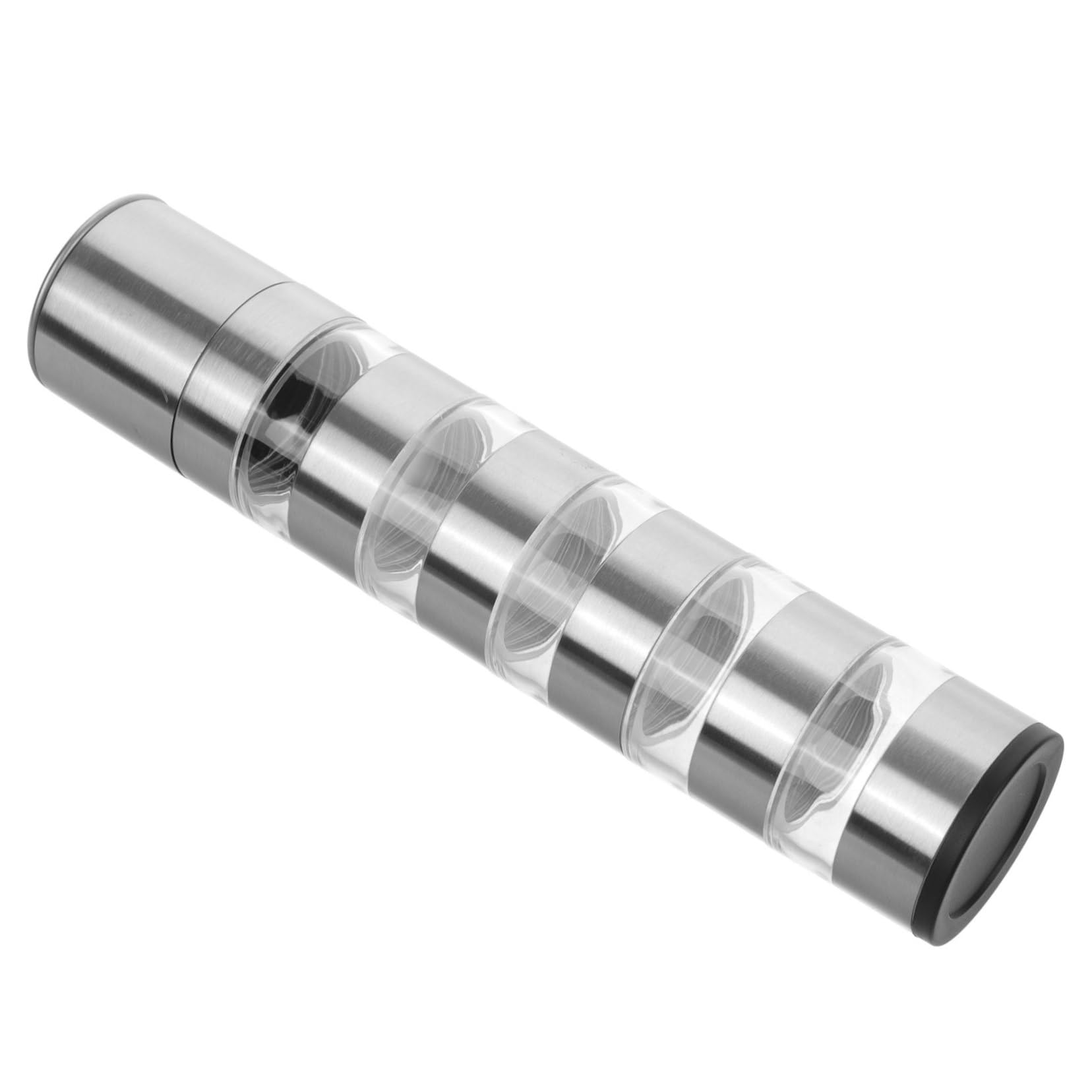 Alipis Manual Pepper Mill Set Multi-layers Pepper Mill Shaker with Stainless Steel Ceramic Core Salt and Grinder for Spices