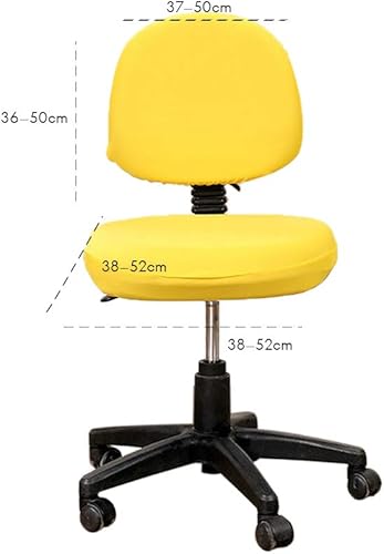 Miniatura 2 de TOPINCN Fundas para silla de computadora de oficina, funda de asiento elástica dividida universal para silla giratoria dividida, protector de 2