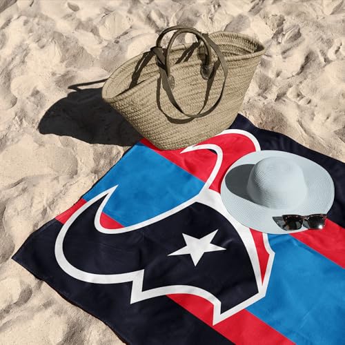 Image of Northwest NFL Houston Texans Unisex-Adult Beach Towel, 30 inch x 60 inch, Zone Read
