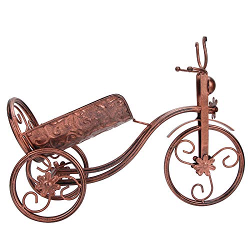 Soporte para botellas de vino en forma de triciclo 36.5x26.5x11 cm miniatura 1