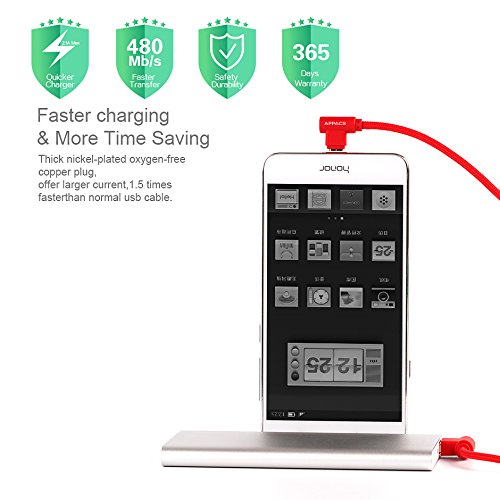 Image of 4D A003S S Micro USB Cable for Android - 3.3 Feet (1 Meter) - (Deep Green)
