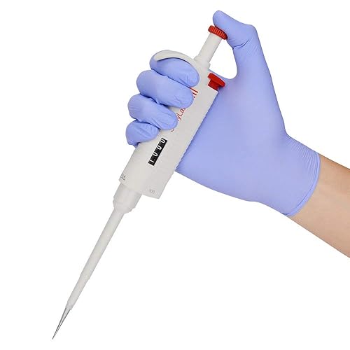 Miniatura 5 de Stonylab Controlador de pipeta de un solo canal, pipeta de micropipeta de volumen variable ajustable con cono de punta autoclavable para