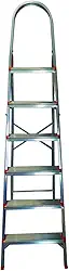 Escada Doméstica em Alumínio 6 Degraus 117cm - Ágata