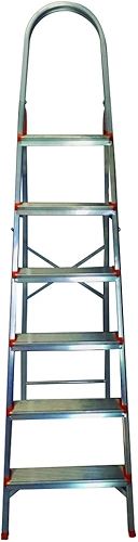 Escada Doméstica em Alumínio 6 Degraus 117cm - Ágata