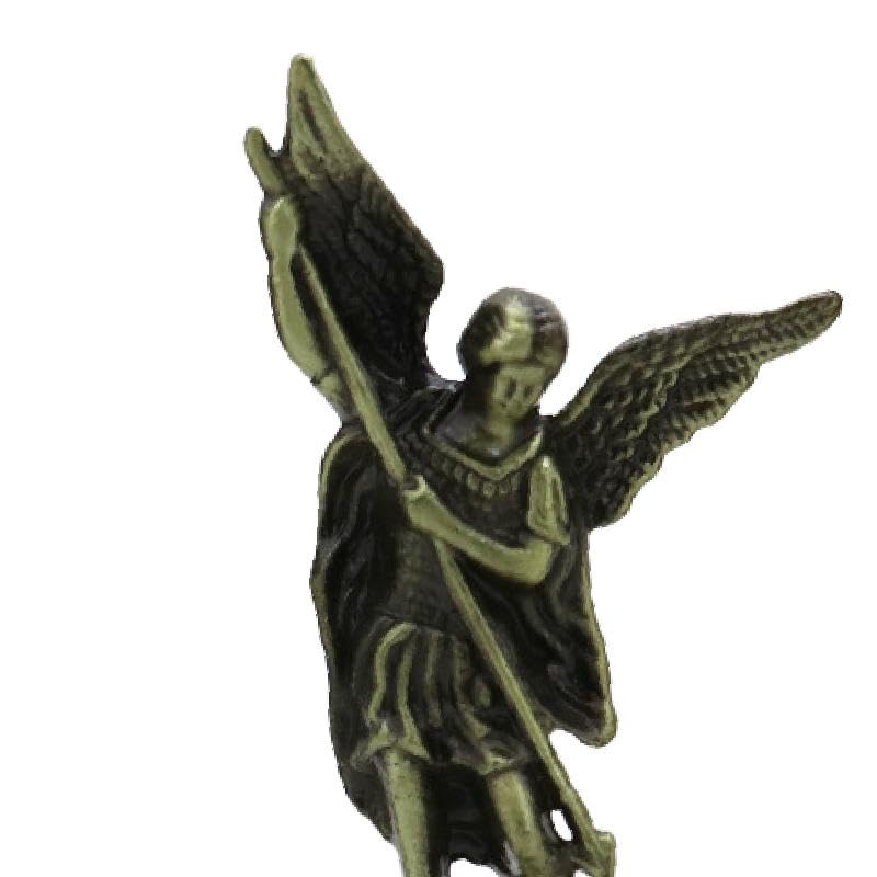 Amazon.co.jp: MYCENSE 聖ミカエル像 大天使ミカエル像 天使の彫刻