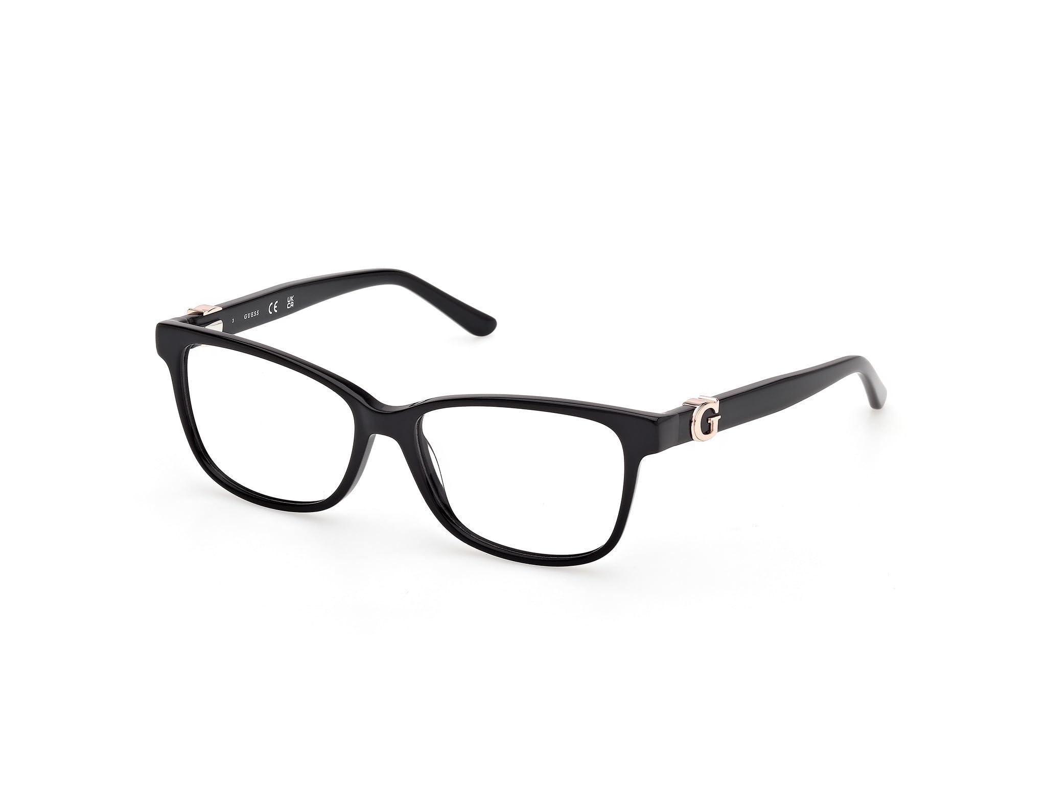 Gafas de ver GUESS GU 50227 001 rectangular negra monturas graduadas hombre 2