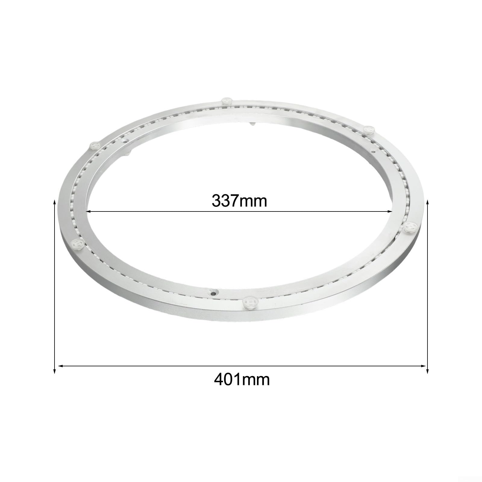 Lazy Susan Plateau tournant avec roulements lisses 30,5 cm Idéal pour la décoration de gâteaux et le stockage des épices Rotation sans effort Durable pour l'organisation de la cuisine