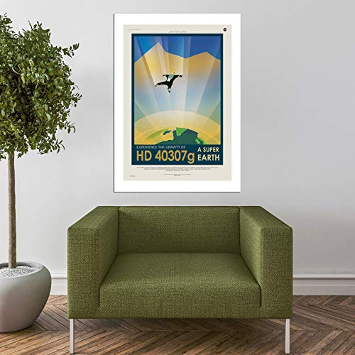 NASA Space Tourism poster encadré extra large Spiffing Prints HD