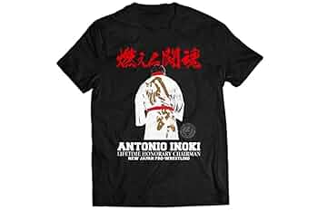 アントニオ猪木 闘魂 INOKI Tシャツ XXLサイズ アントニオ猪木「燃える闘魂」Tシャツ