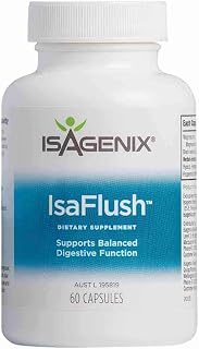 Isaflush 60 Capsules- Cleansing Herbs and Minerals to aid in Digestive Regularity