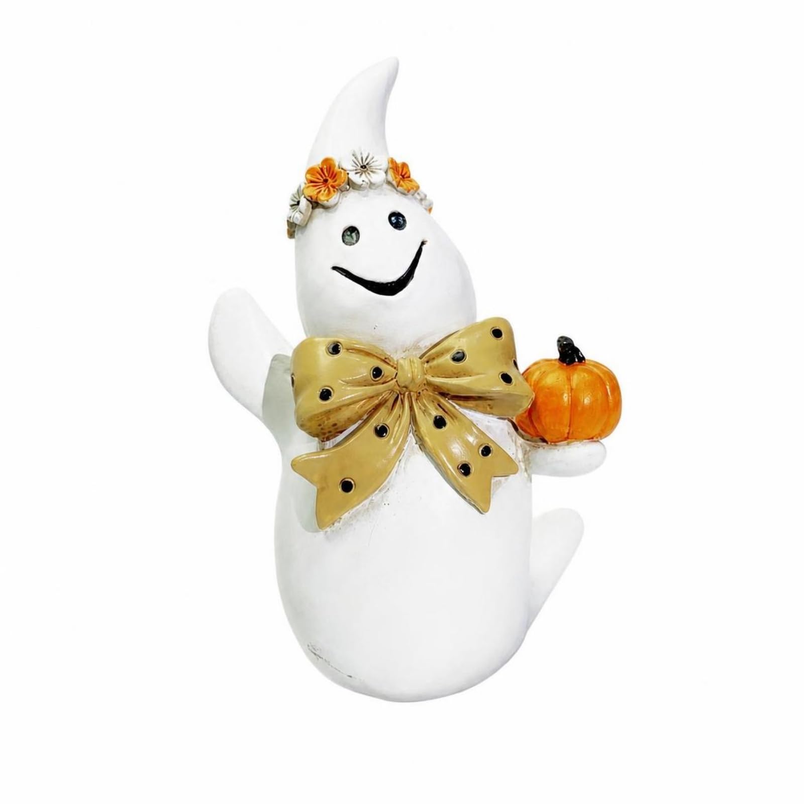 Milageto Statuina Zucca | Dettagli Dipinti a Mano, Ornamento da Scrivania, per Halloween, Mensola, Collezionisti