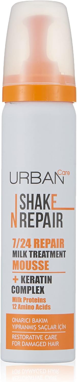 Urban Care Shake N Repair 7/24 Repair Milk Treatment Saç Köpüğü-Seyahat Boy, 75 Ml