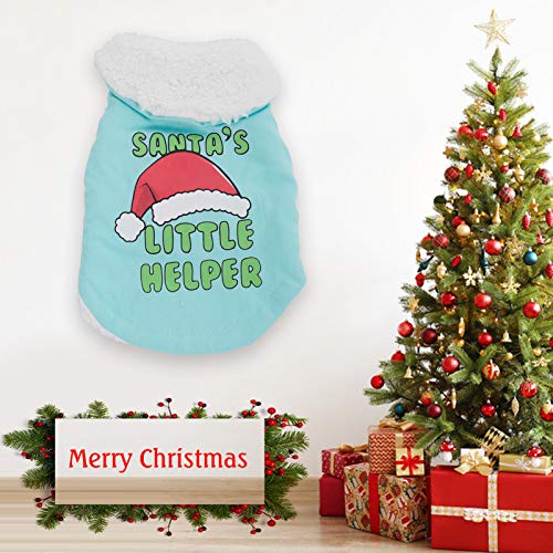 DECDEAL Cachorro Casaco de inverno Roupas Cachorro Roupa de inverno para filhotes Presente de Natal