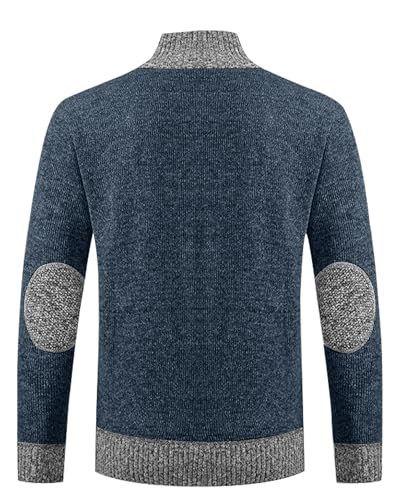 Cárdigan de invierno para hombre NANAMEEI con cremallera 5