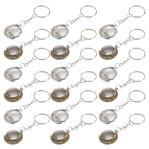 Plateaux ronds pour pendentifs NUOBESTY 2 sets supports diy