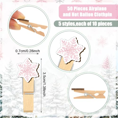 Image of Patelai 321 Pink Baby It's Cold Outside Baby Shower Decorations Games for Girl Wonderland Games Wooden Don't Say Sign Pink Wonderland Gender Reveal Birthday Party Decorations Supplies