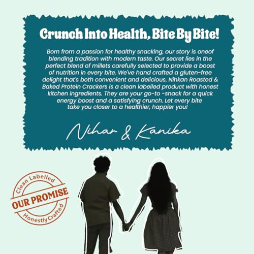 Image of NIHKAN Baked Protein Crackers Moringa, Sesame & Beetroot Combo - Gluten free, Zero Maida, High Protein, Preservative Free (Combo of 3, Moringa, Sesame & Beetroot)