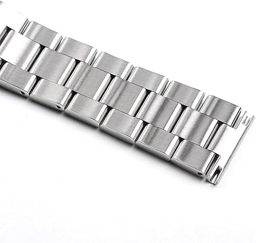 pulseiras de relógio com ponta curvada de metal sólido pulseira de relógio cinto de aço inoxidável f