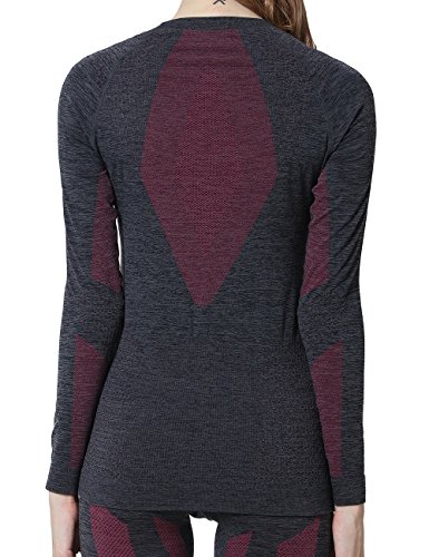 image for YOOY Women's Ski Thermal Underwear Set Quick Dry Funktion Activewear L