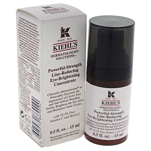 Kiehl s Dermatologist Solutions PowerfulSstrength Line-Reducing Eye-Brightening Concentrate, 0.5 Ounce