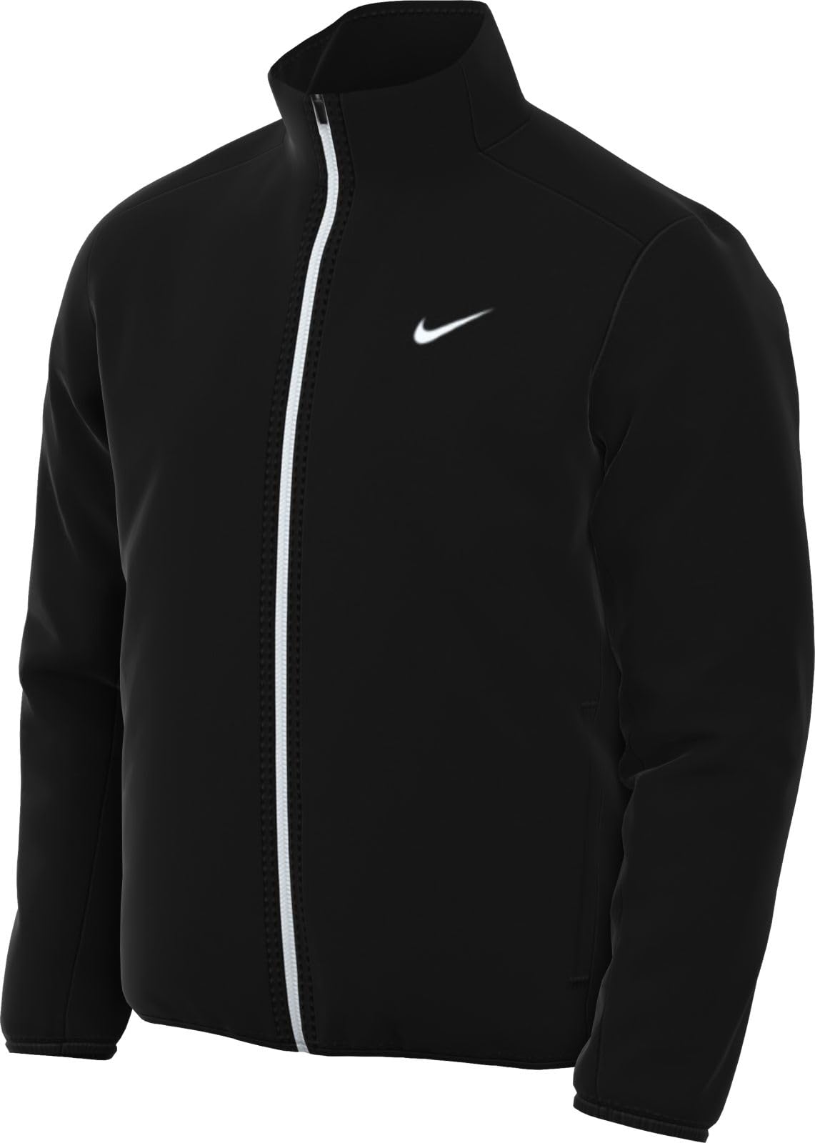 Nike Mens Training Dri-FIT Knit Versatile Jacket, Black/White, Size S, Men