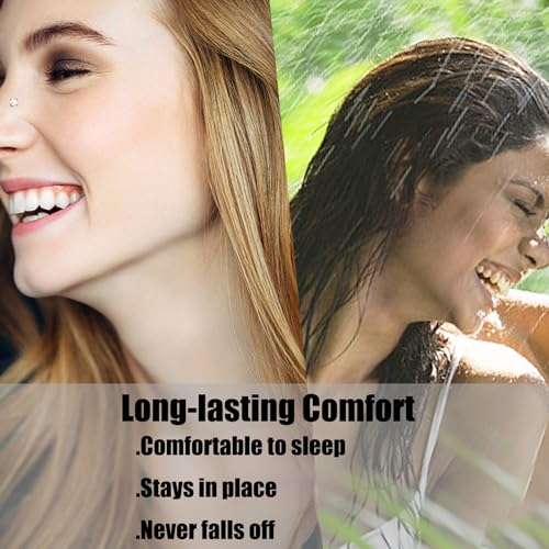 Nose Rings Studs: 8Pcs 20G Gold/Silver 316L Surgical Stainless Steel Nose Studs Hypoallergenic Corkscrew Nose Piercing Stud Jewelry for Women Men Clear Cubic Zirconia Imitation Diamond Top Size 1.5mm 2mm 2.5mm 3mm4