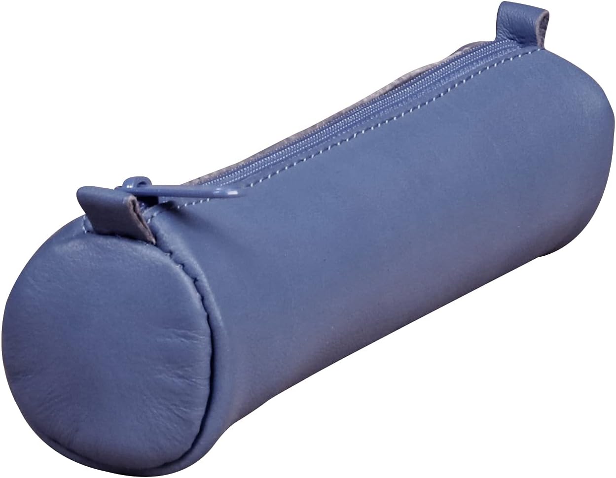 Clairefontaine 21 x 6 cm Age Bag Round Leather Pencil Case, Red