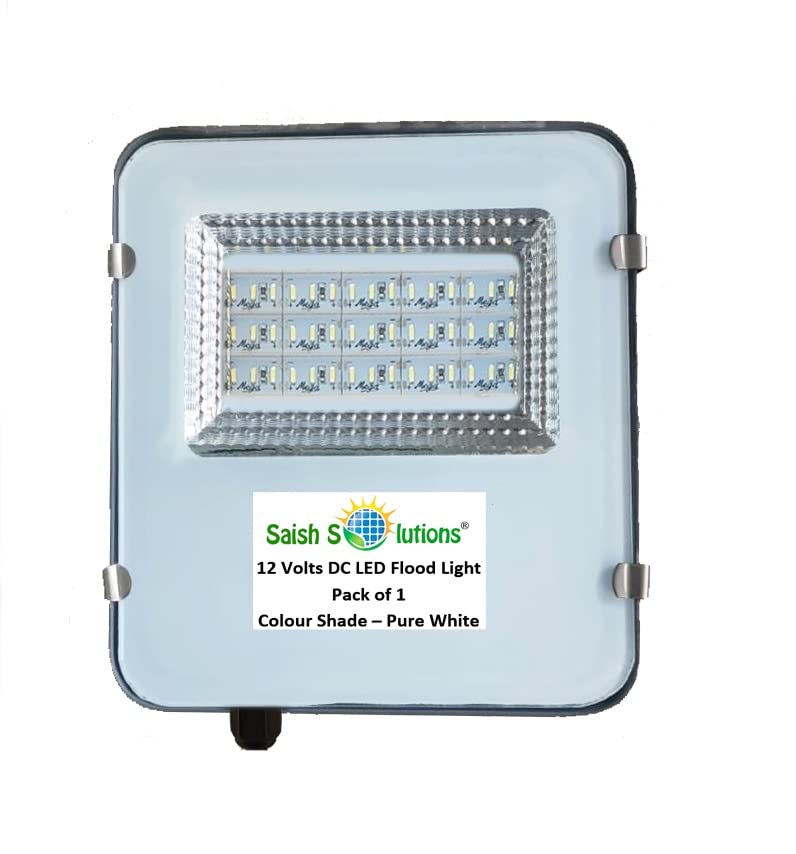 See full amazon price history chart for Saish Solutions 12 Volts 12 Watts DC LED Flood Light Directly Run on Any 12 Volts Battery Supply or Any 20 to 30 Watts Solar Panel (White, 1) Saish Solutions 12 Volts 12 Watts DC LED Flood Light Directly Run on Any 12 Volts Battery Supply or Any 20 to 30 Watts Solar Panel (White, 1) (B083RWZXZ1) Amazon Price History, Amazon Price Tracker